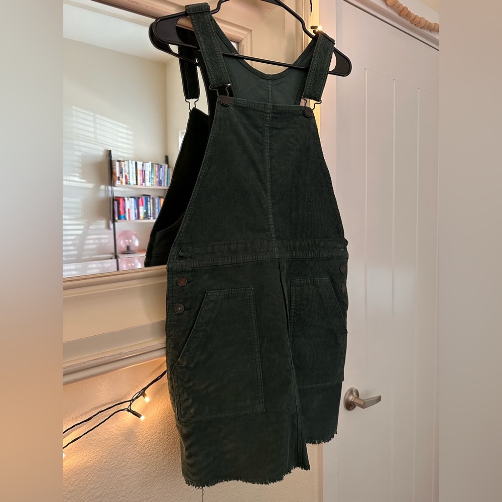 American Eagle Corduroy Overalls Dress Mini